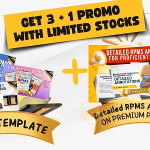 3 + 1 Promo With limited stocks