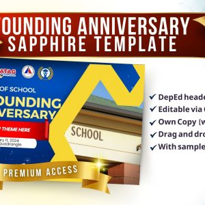 Founding Anniv Sapphire Template