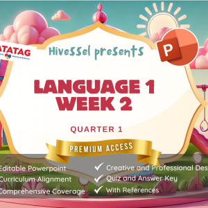 Language  1 Quarter 1 Lesson 2