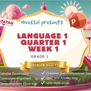 Language  1 Quarter 1 Lesson 1