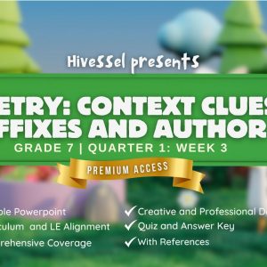 English 7, Quarter 1 Lesson 3