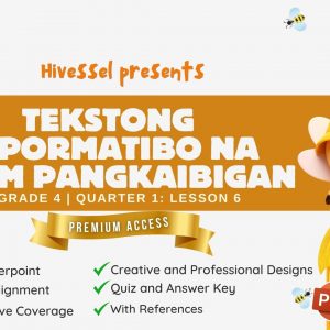 FILIPINO 4, Quarter 1 Lesson 6