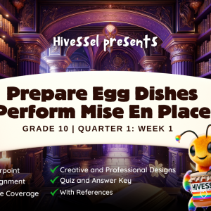 TLE 10 Quarter 1 Week 1