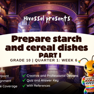 TLE 10 Quarter 1 Week 6