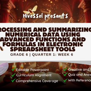 TLE 6 Quarter 1 Week 6