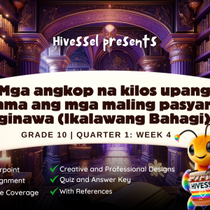 ESP 10 Quarter 1 Week 4