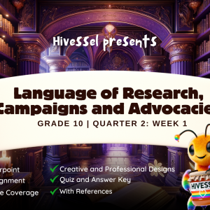 English 10, Quarter 2 Lesson 1