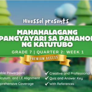 Filipino 7, Quarter 2 Lesson 1