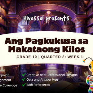 GMRC 10, Quarter 2 Lesson 1