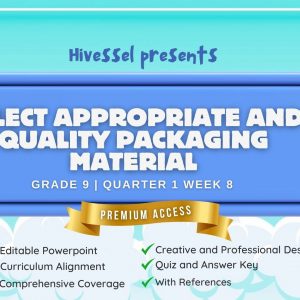 TLE 9 Quarter 1 Week 8