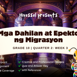 AP 10, Quarter 2 Lesson 3