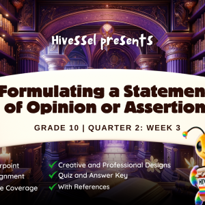 English 10, Quarter 2 Lesson 3