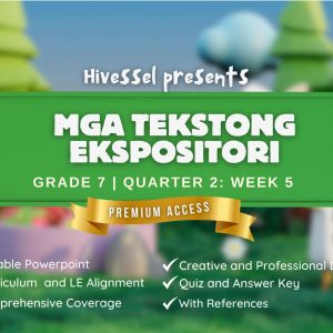 Filipino 7, Quarter 2 Lesson 5