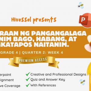 TLE 4, Quarter 2 Lesson 4