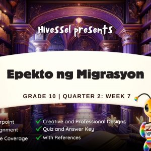 AP 10, Quarter 2 Lesson 7