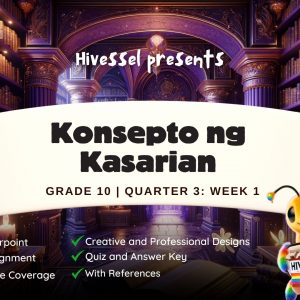 AP 10, Quarter 3 Lesson 1