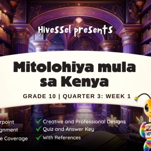 Filipino 10, Quarter 3 Lesson 1