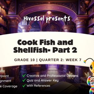 TLE 10, Quarter 2 Lesson 7 (Cookery)