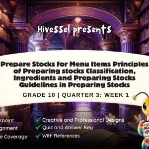 TLE 10, Quarter 3 Lesson 1 (Cookery)