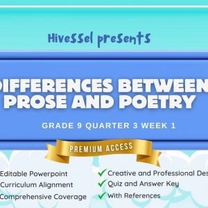 English 9, Quarter 3 Lesson 1