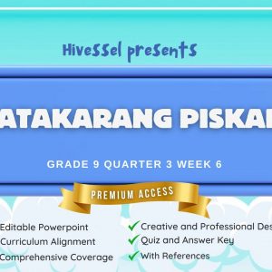 AP 9, Quarter 3 Lesson 6