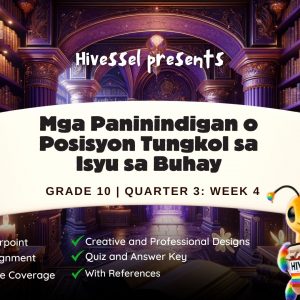 GMRC 10, Quarter 3 Lesson 4