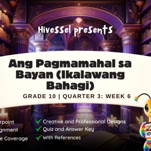 GMRC 10, Quarter 3 Lesson 6