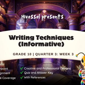 English 10, Quarter 3 Lesson 3