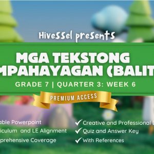 Filipino 7, Quarter 3 Lesson 6