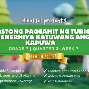 GMRC 7, Quarter 3 Lesson 7