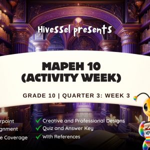 MAPEH 10, Quarter 3 Lesson 3