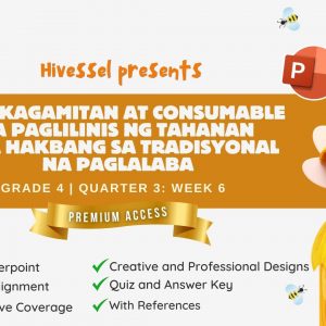 TLE 4, Quarter 3 Lesson 6