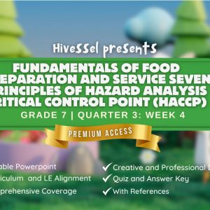 TLE 7, Quarter 3 Lesson 4