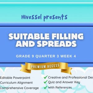 TLE 9, Quarter 3 Lesson 4 (Cookery)