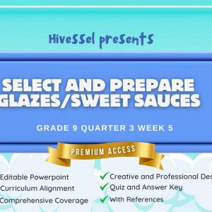 TLE 9, Quarter 3 Lesson 5 (Cookery)