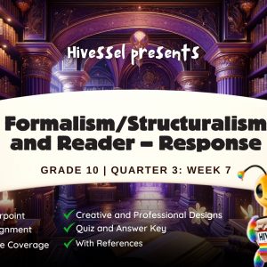 English 10, Quarter 3 Lesson 7