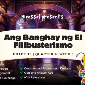 Filipino 10, Quarter 4 Lesson 3