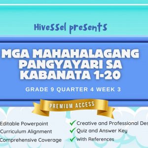 Filipino 9, Quarter 4 Lesson 3