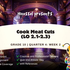 TLE 10, Quarter 4 Lesson 2 (Cookery)