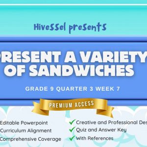 TLE 9, Quarter 3 Lesson 7 (Cookery)