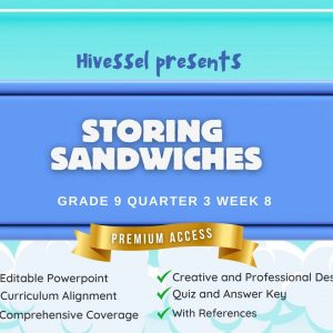 TLE 9, Quarter 3 Lesson 8 (Cookery)