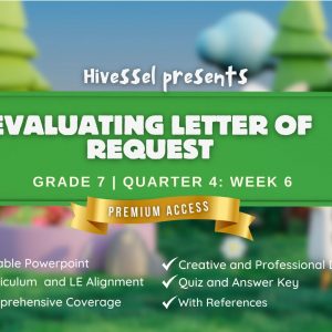 English 7, Quarter 4 Lesson 6