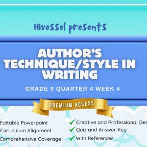 English 9, Quarter 4 Lesson 4