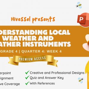 Science 4, Quarter 4 Lesson 4