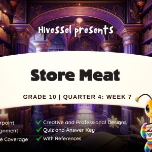 TLE 10, Quarter 4 Lesson 7 (Cookery)