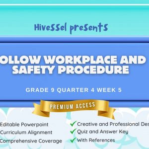 TLE 9, Quarter 4 Lesson 5 (Cookery)